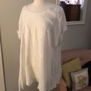 Embroidered Swing Top